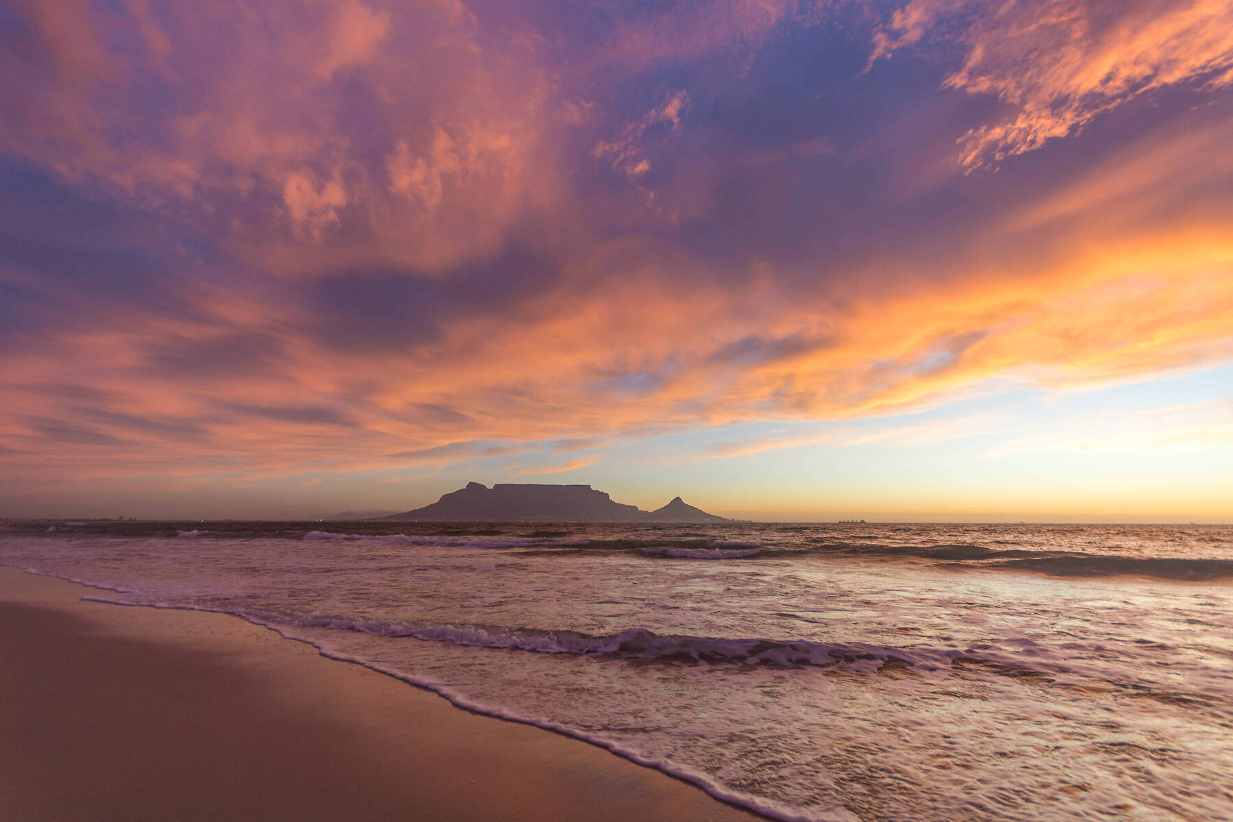 Pristine and untouched South African beaches