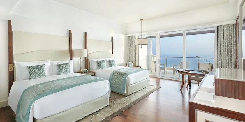 Two Queen Bed Deluxe with Palm Sea View