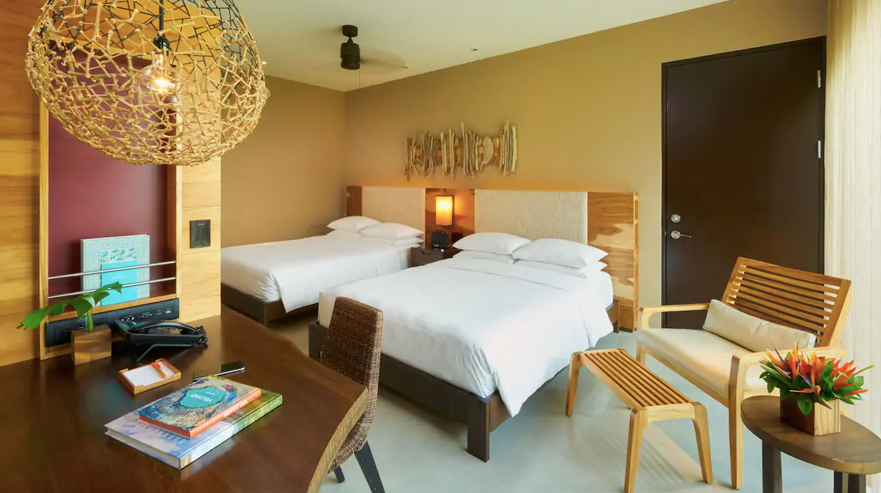 Double Beds Partial Bay View