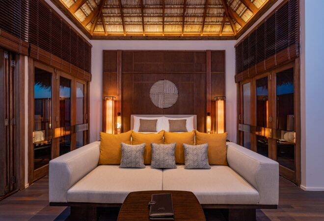 Two Bedroom Grand Water Villa with Jacuzzi