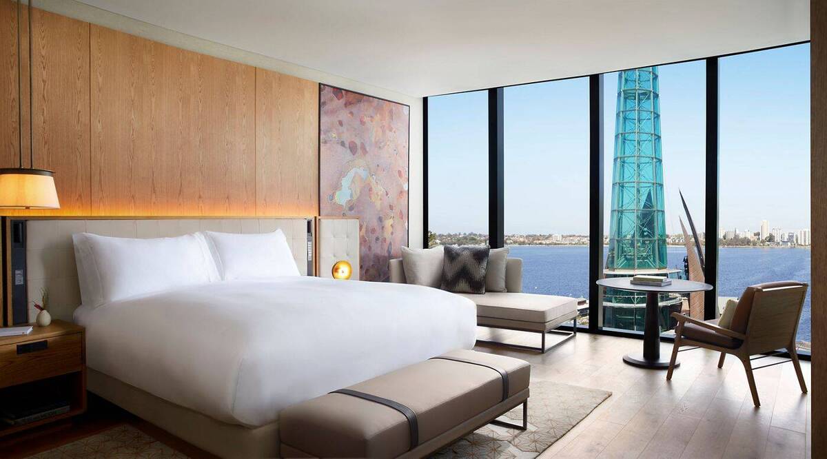 Premium River View King Bed Room