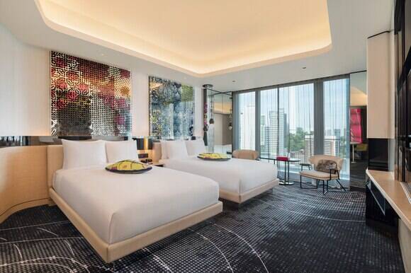 Deluxe Two Queen Room with Twin Tower View