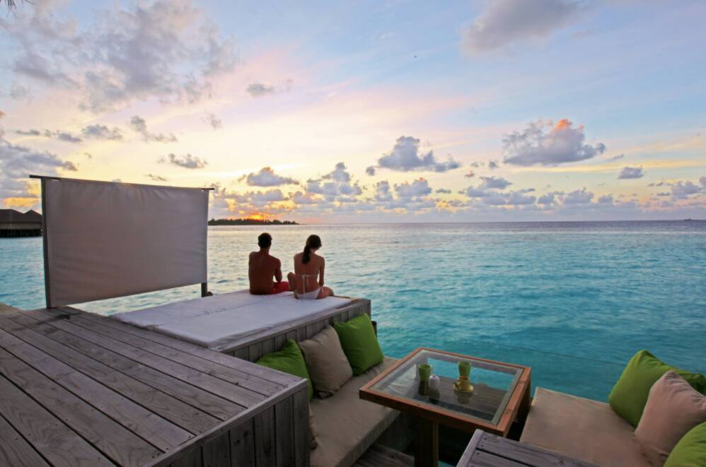 Sunset Laamu Water Villa