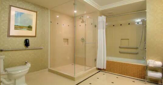 Mobility Hearing Accessible Luxury King Suite with Tub