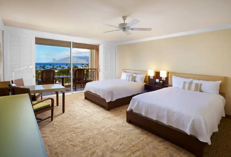 Napua Club Ocean View Two Queen Room