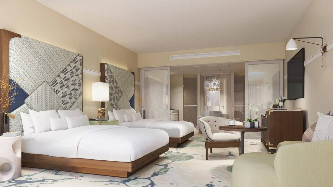 Grand Luxe Oceanfront Two Queen Room
