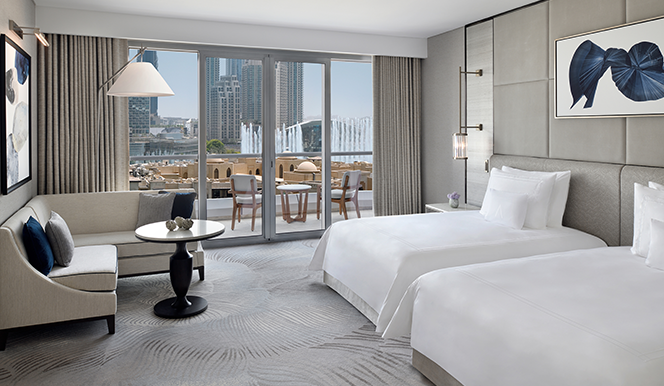 Premier Fountain View Twin Room