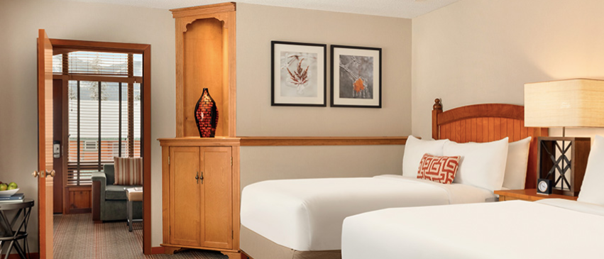 Junior Double Double Suite with Fireplace