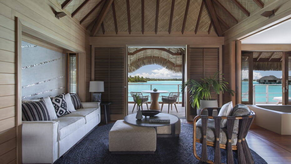 One Bedroom Overwater Lagoon View Bungalow King Suite