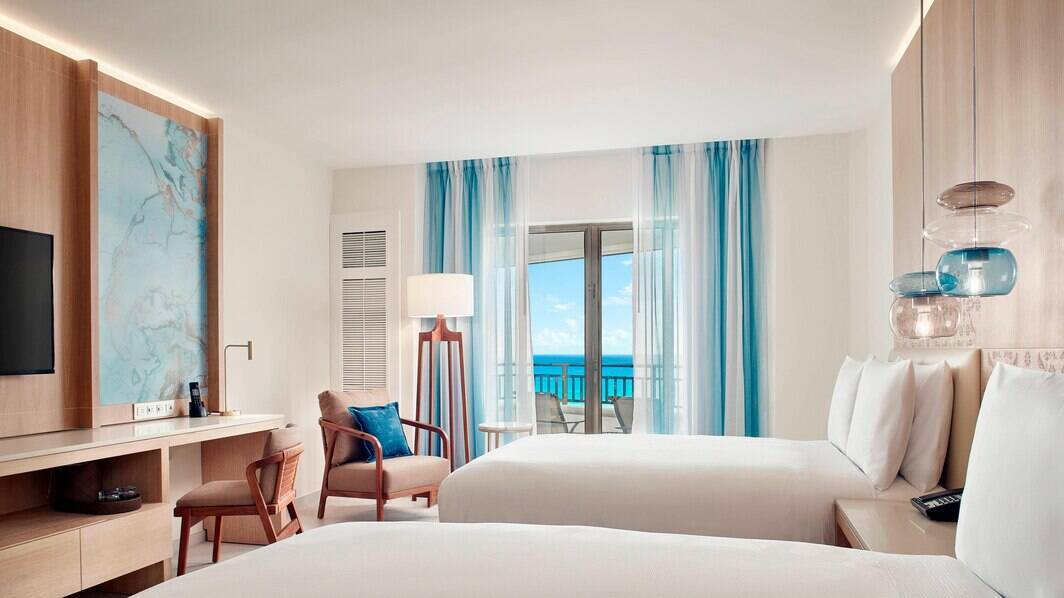 Premium Ocean View Deluxe Two Double Room