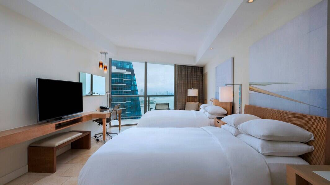 Deluxe Partial Ocean View Two Double Room