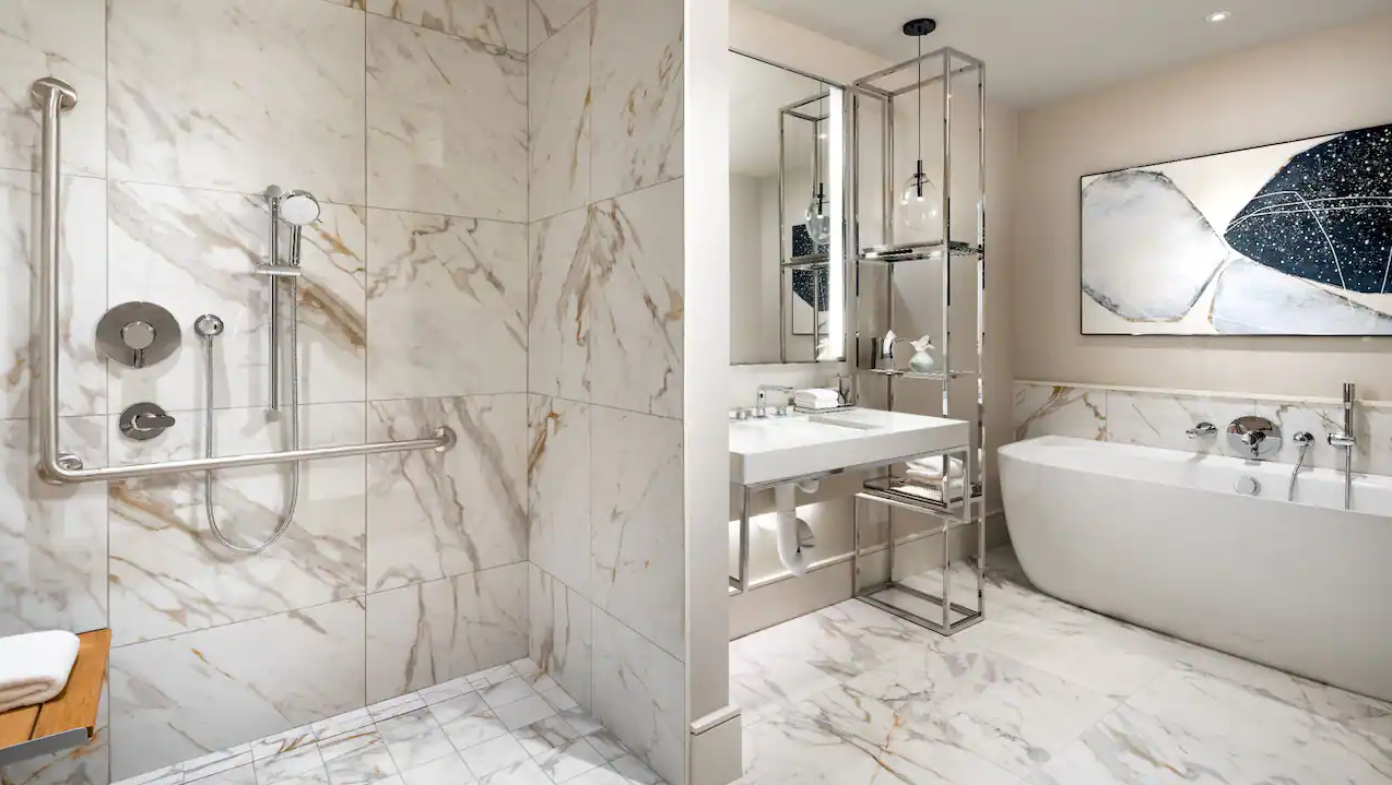 Corner Suite ADA Shower