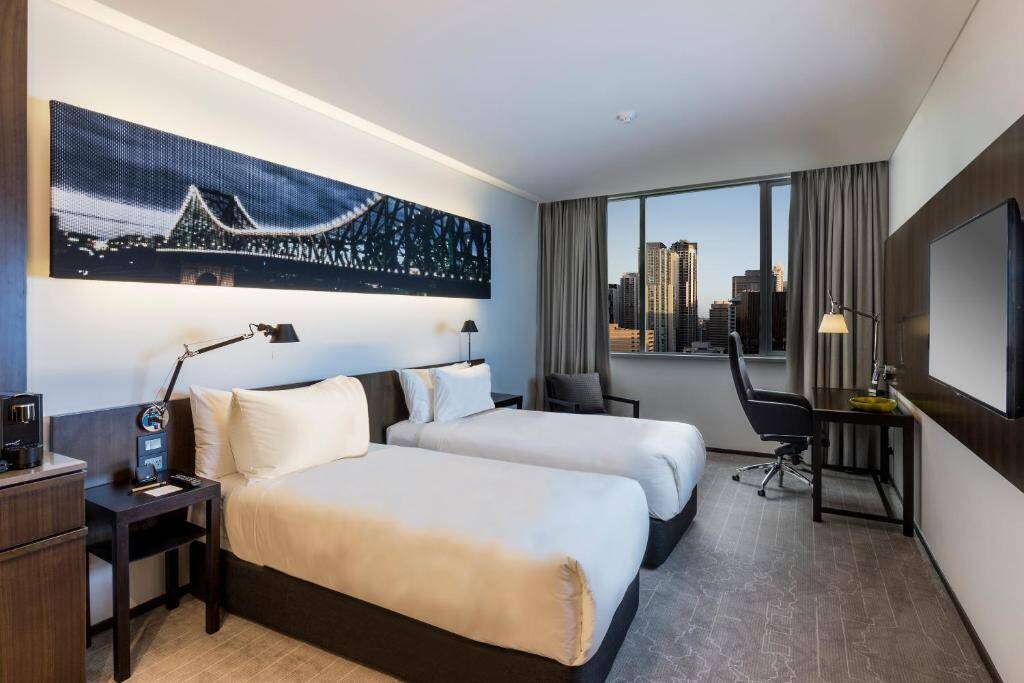 Twin Beds with View