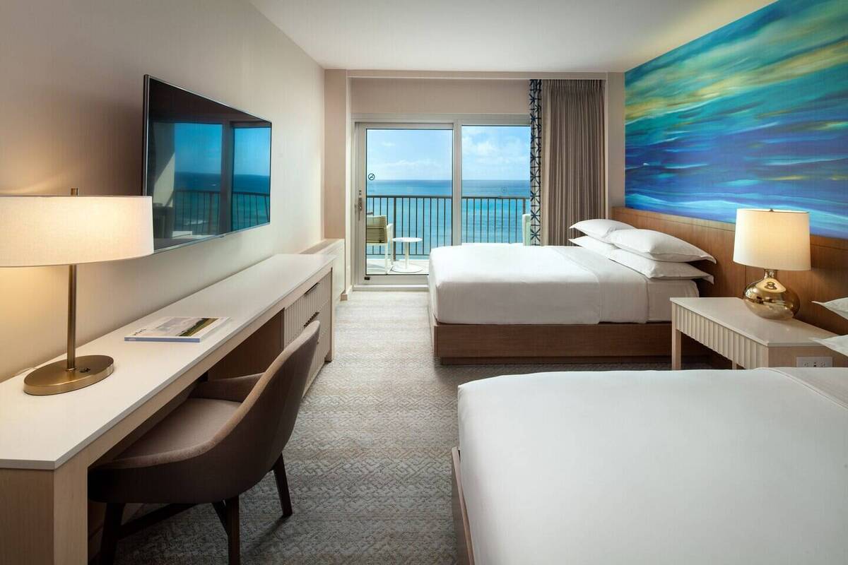 Oceanfront Two Double Room