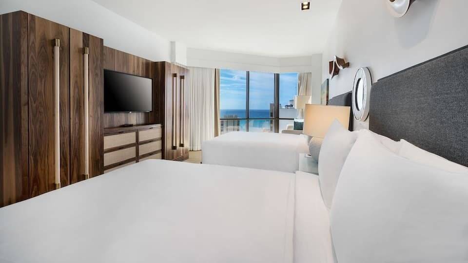 Two Queen Beds with Ocean View