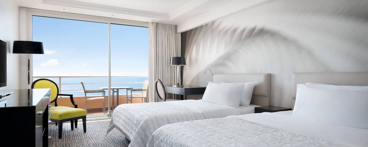 Deluxe Room Two Double Sea View Balcony