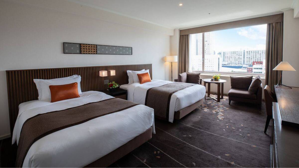 Executive Twin Double with Lounge Access, High Floor