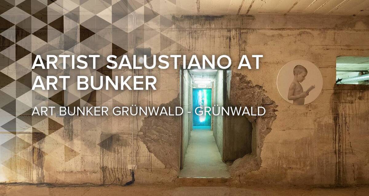 Artist SALUSTIANO at Art Bunker Grünwald