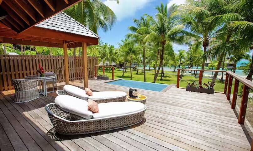 King Tropical Beach View Villa With Pool