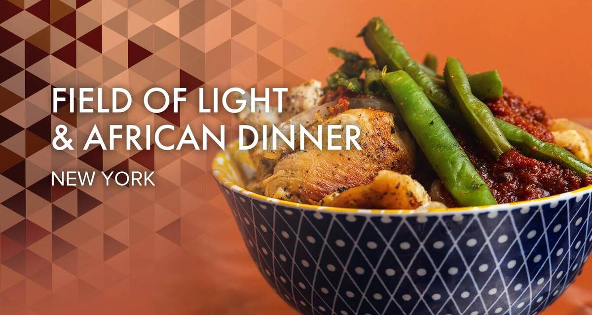 Field of Light & African Dinner