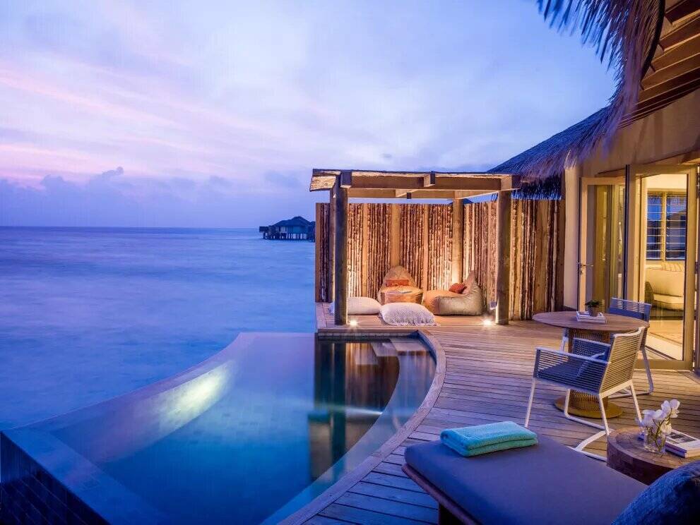 Sunset Overwater Pool Villa