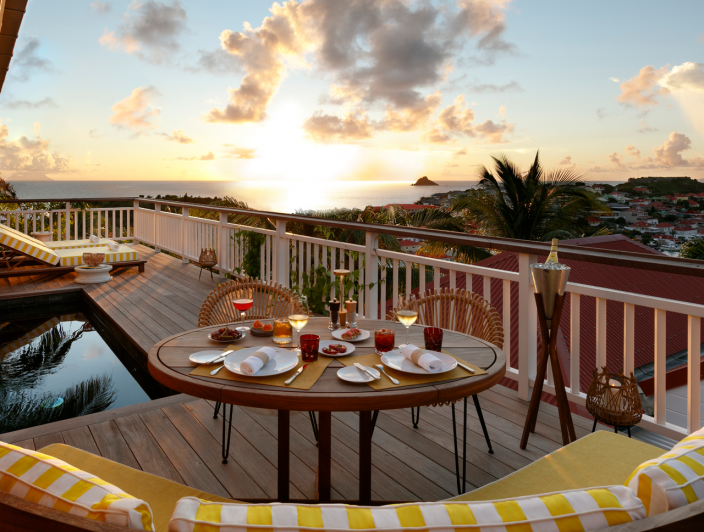 Two bedroom Prestige Suite pool & sea view