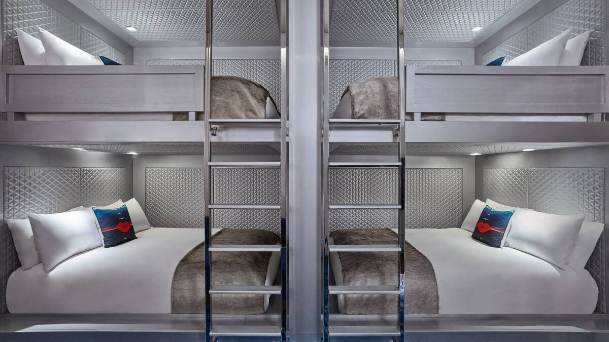 Quad Queen Bunk Guest Room, No View