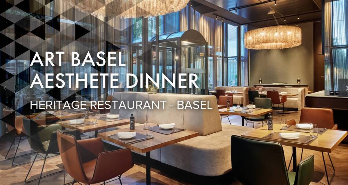 Art Basel Aesthete Dinner at Heritage Restaurant