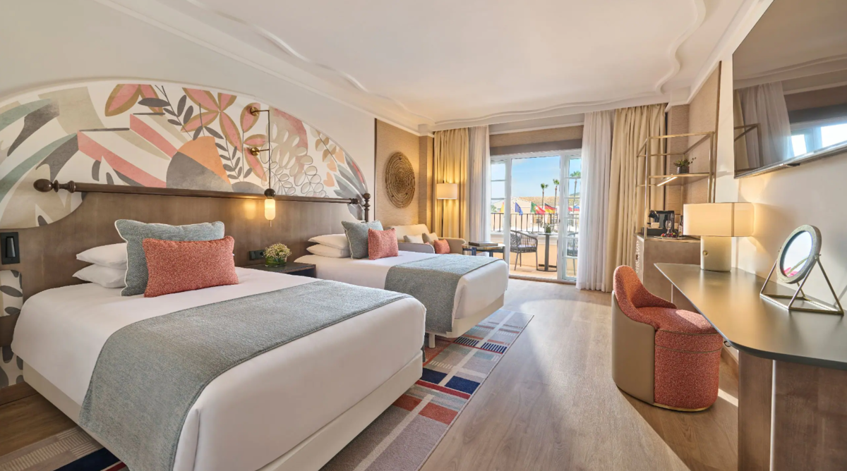 Two Twin Beds with Terrace