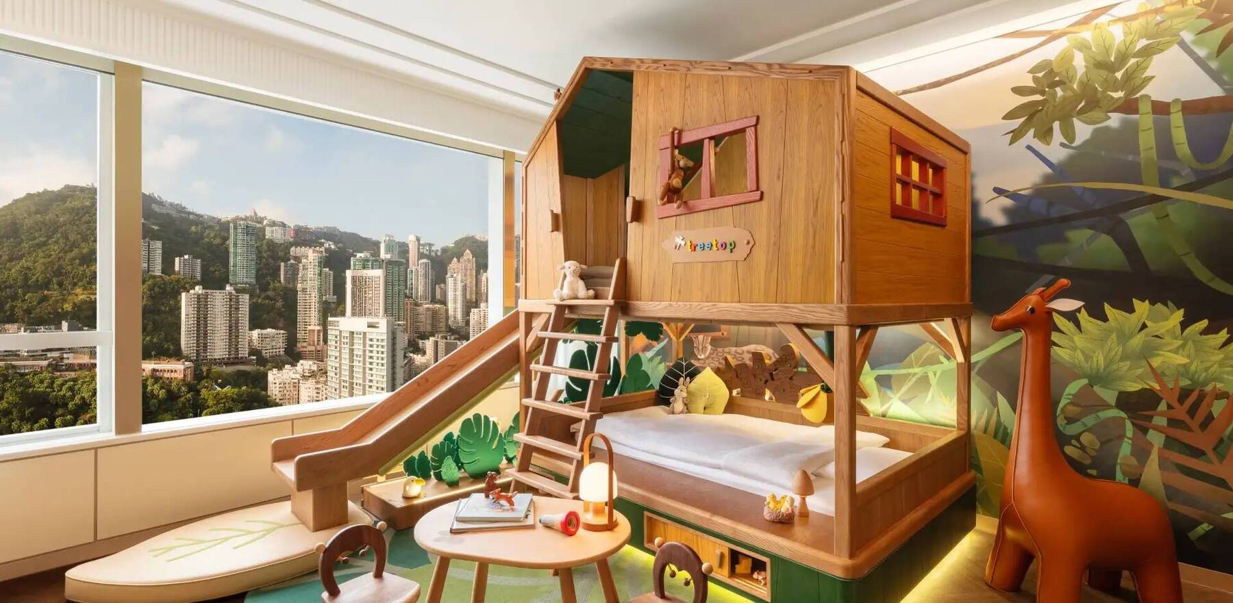 Treetop Hideout Themed Family Suite