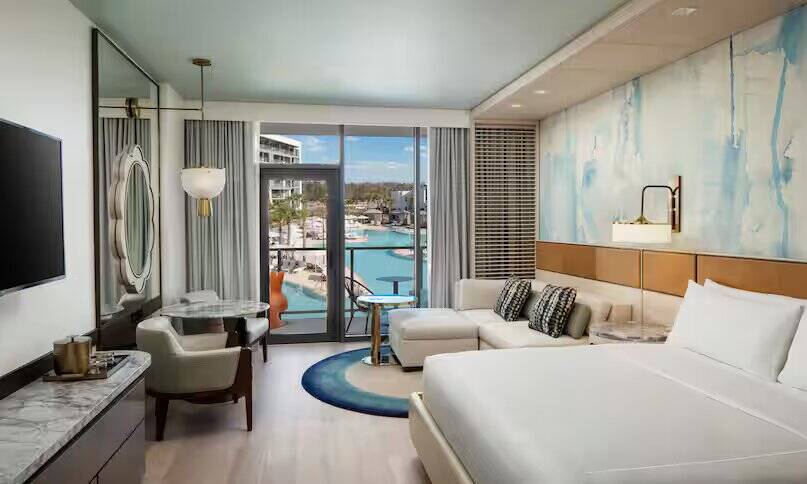 Pool View King Bed Guestroom with Balcony