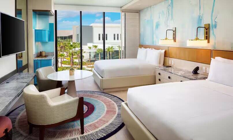 Lagoon View Two Queen Beds Guestroom
