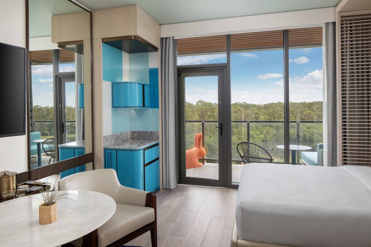 Two Queen Bed Hearing Access, Partial Nature View- Balcony