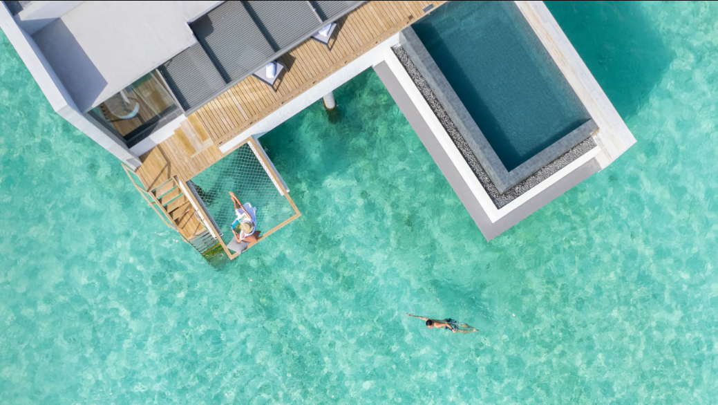 Sunset Overwater Pool Villa