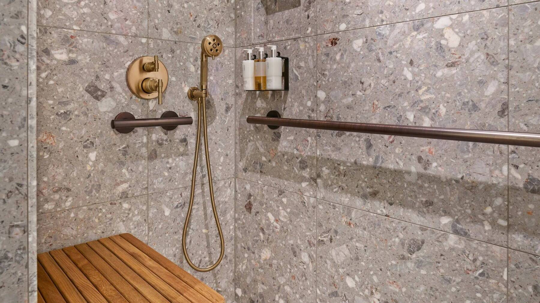 One King Bed Accessible Shower