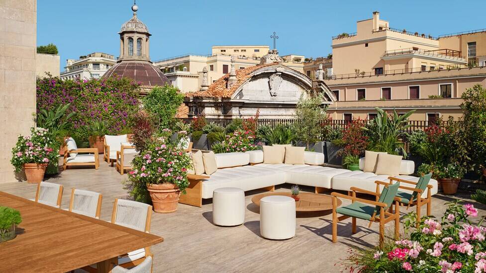 Rome One Bedroom Penthouse Suite City View Terrace 