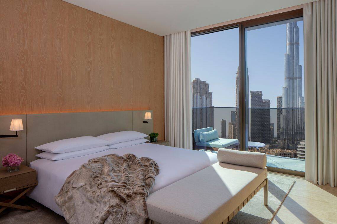 Deluxe One Bedroom Suite, Burj Khalifa View, Balcony