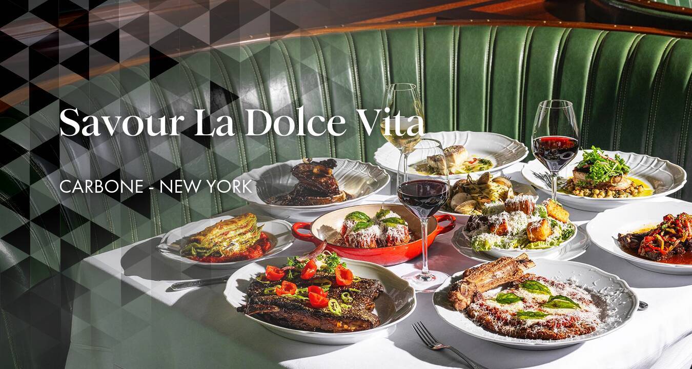 Savour La Dolce Vita at Carbone