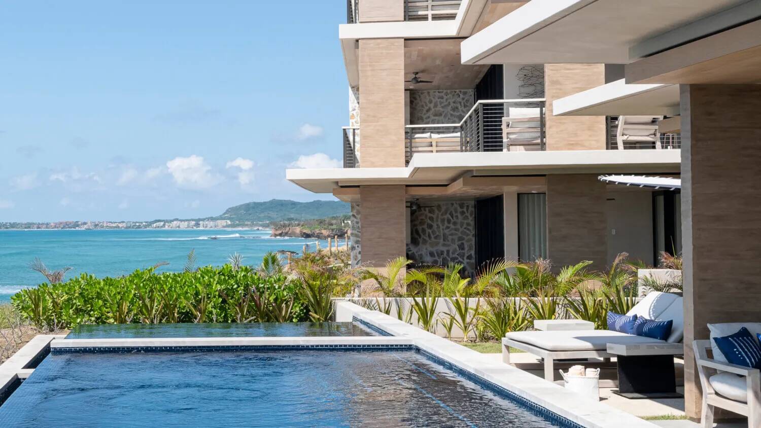 Four Bedroom Oceanfront Cliffside Residence with Pool & Beach Access