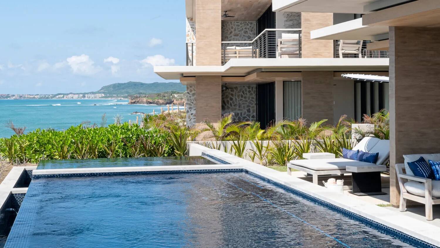 Four Bedroom Oceanfront Cliffside Residence with Pool & Beach Access