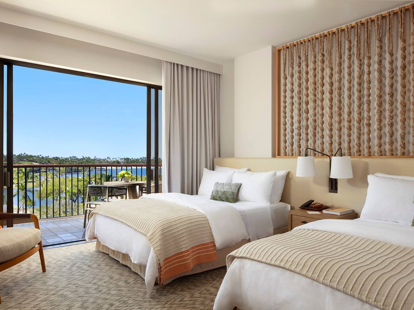 Ocean View Accessible Room Two Queen Beds