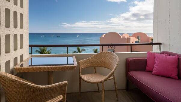 Mailani Tower Oceanfront Double Room