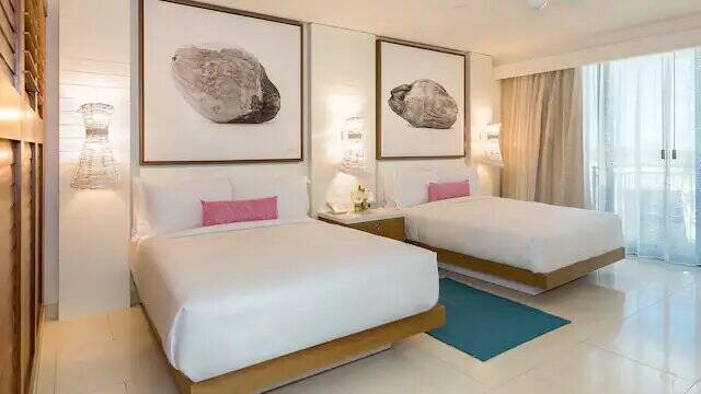 Two Queen Beds with Ocean View