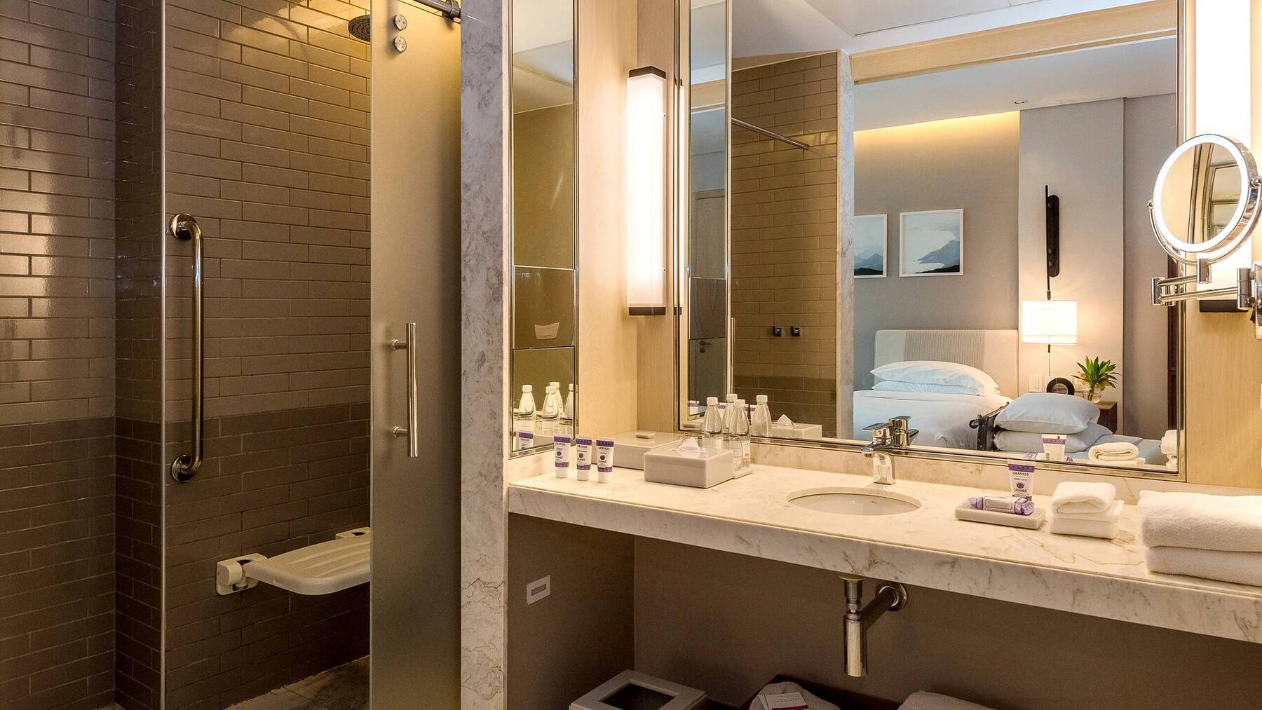 Two Twin ADA Shower Room