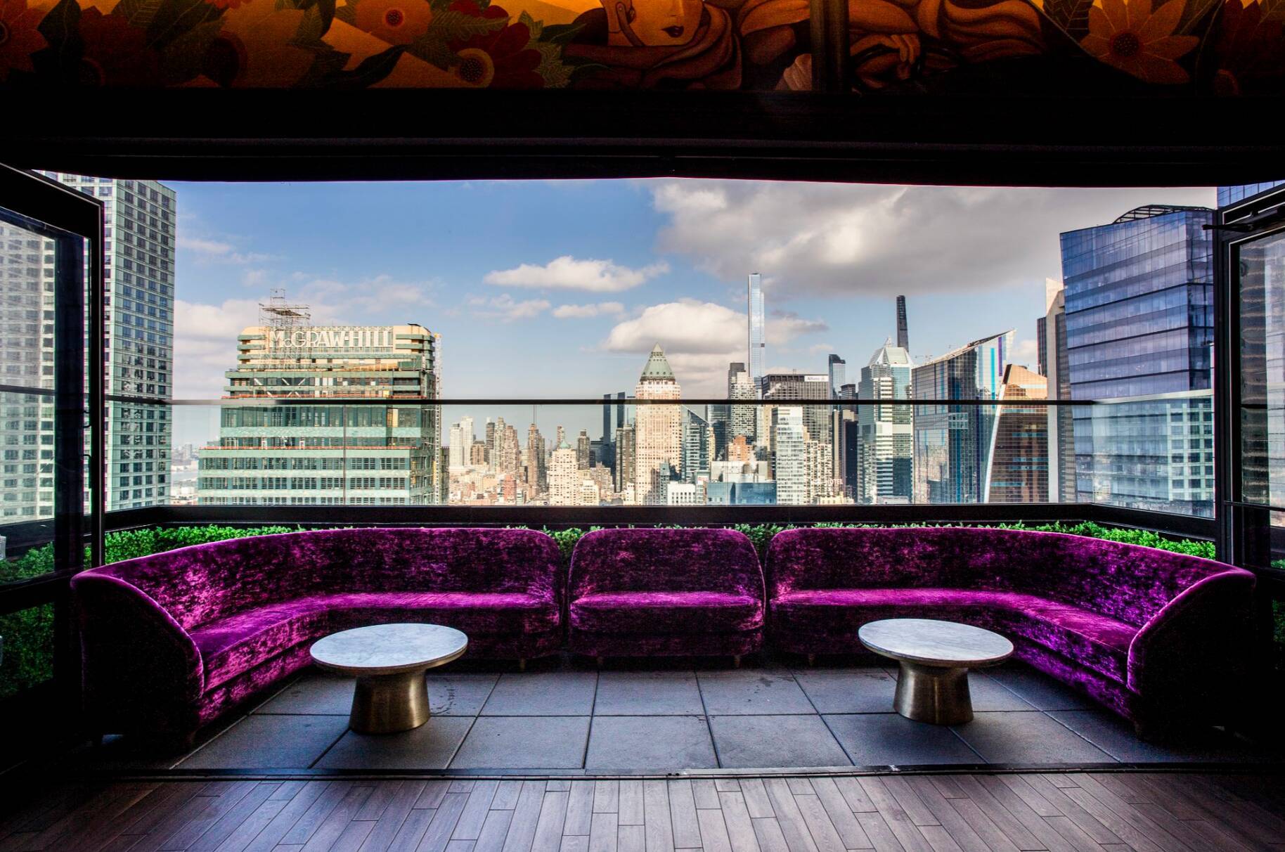 Rooftop Drinks Above the City