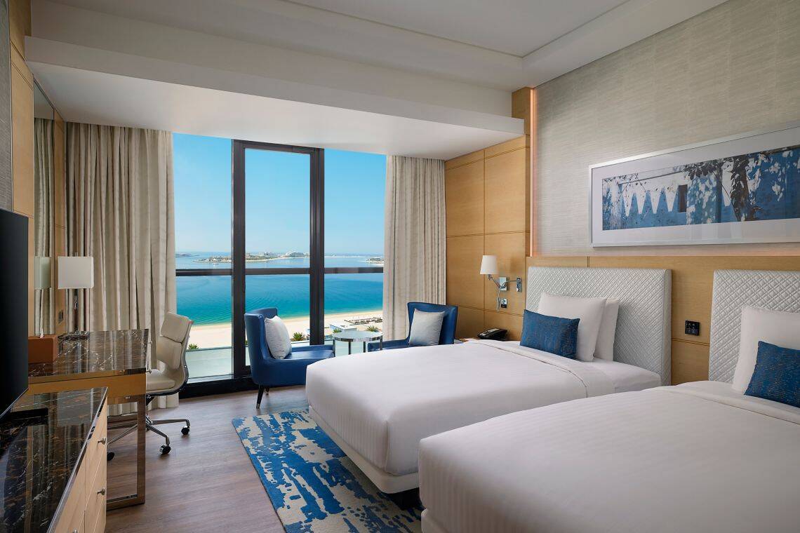 Palm Sea View Two Double