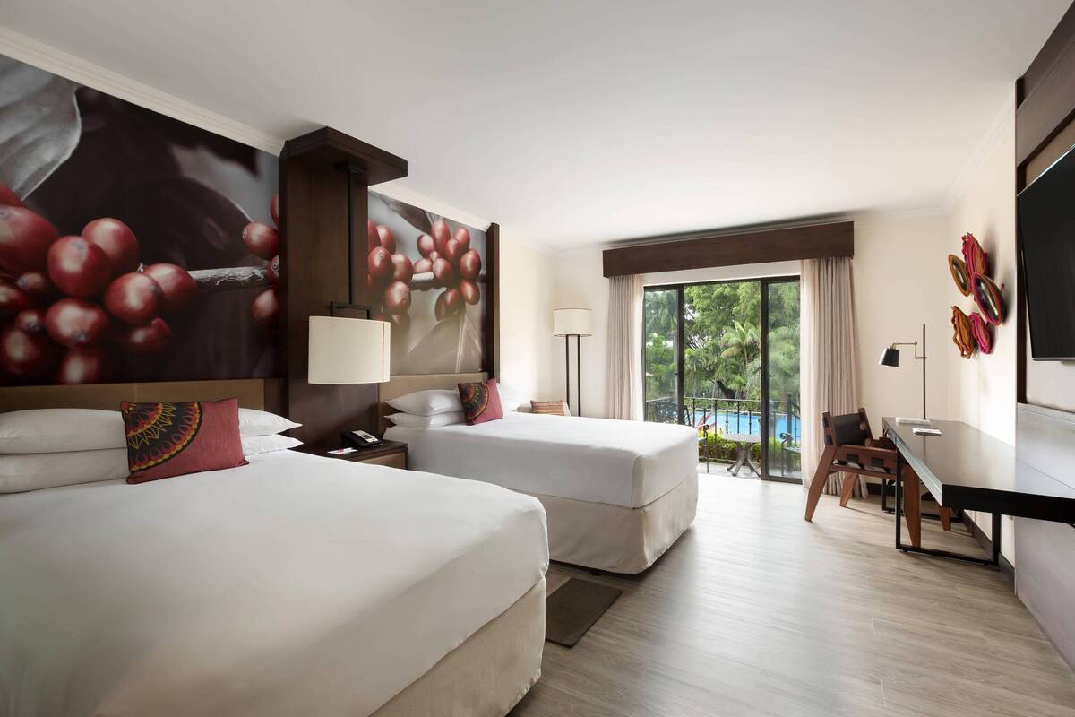 GUESTROOM TWO DOUBLE POOL ACCESS 