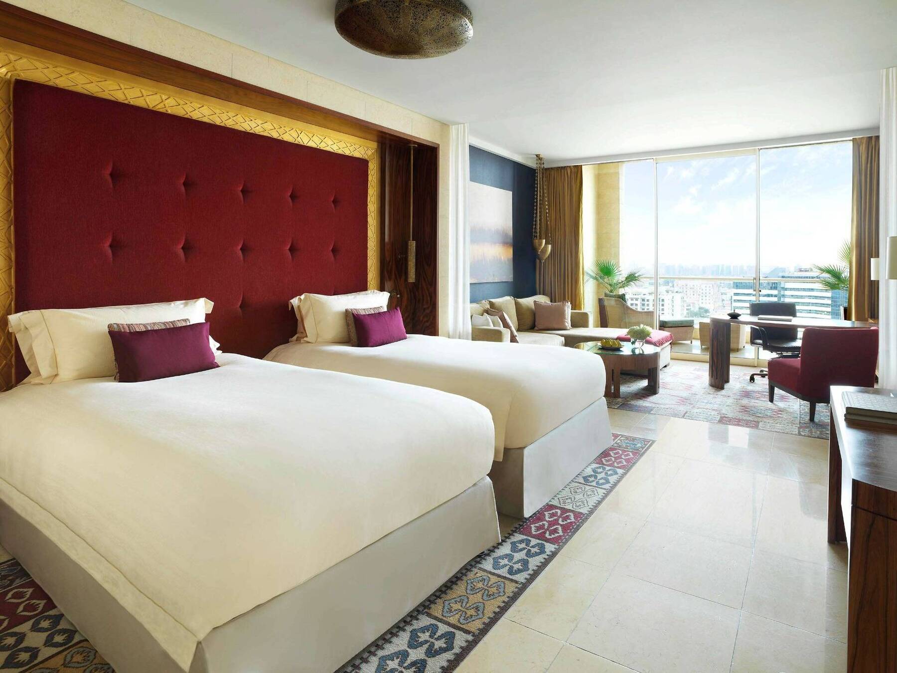 Raffles Club Dubai Skyline Twin Room