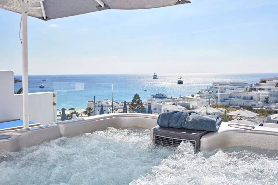Azure Suite with Private Jacuzzi