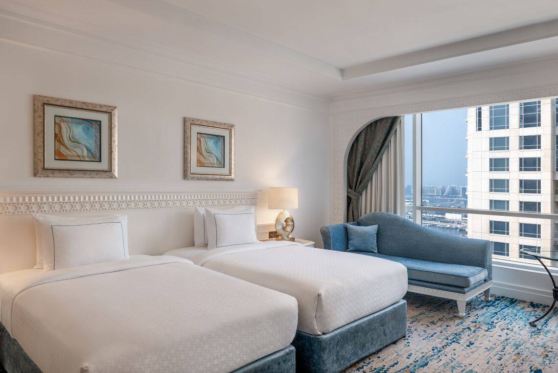 Club Partial Sea View, Twin Room, High Floor